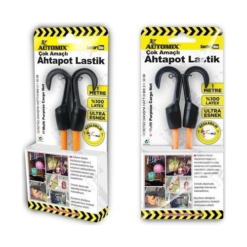 Automix Lateks Ahtapot Lastik 1 Metre - Oto Düzen & Saklama