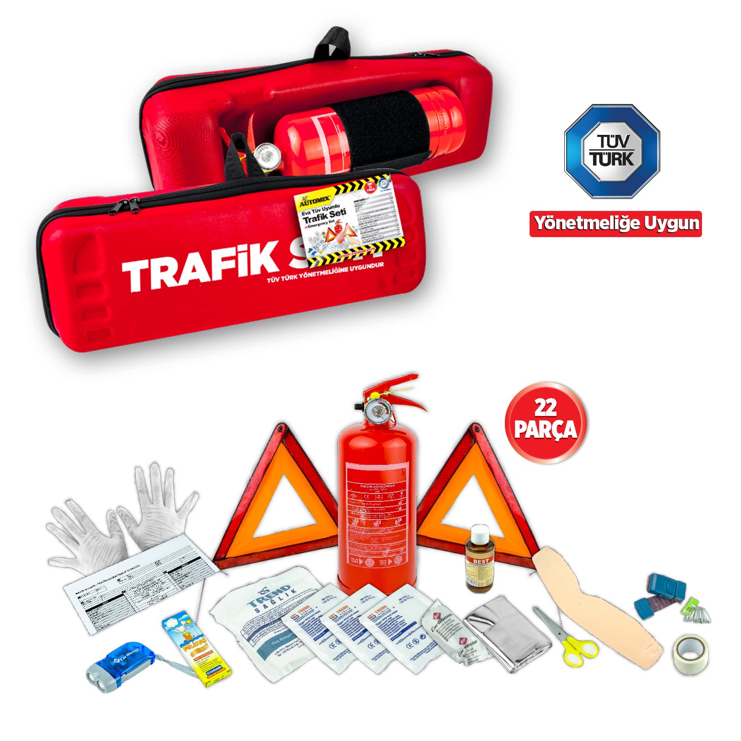 Automix Eva Çanta Tüv Uyumlu Trafik Seti - Trafik & Emniyet - Görsel 2