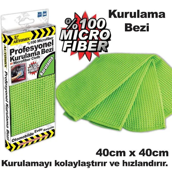 Automix 3D Mikrofiber Kurulama Bezi - Bez, Sünger & Kurulama - Görsel 2