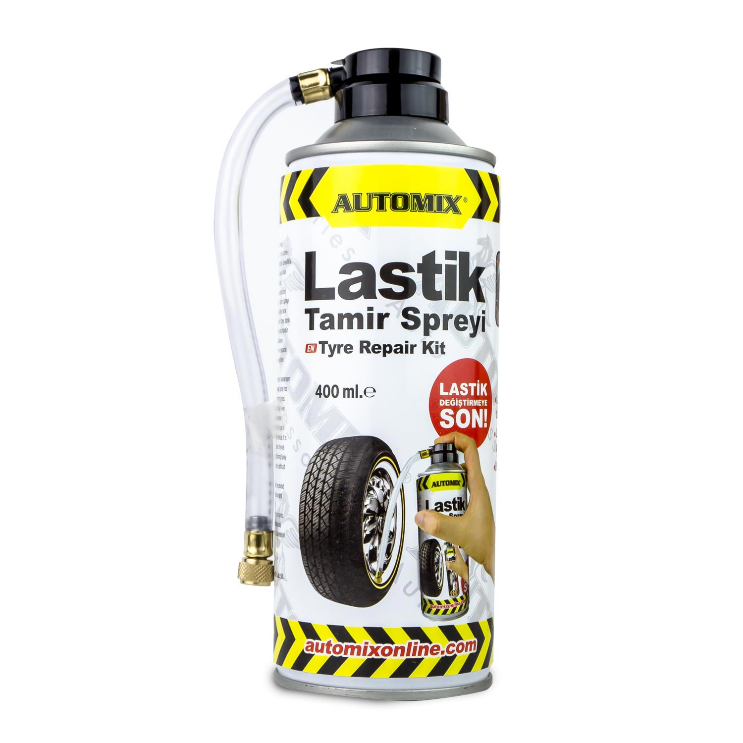 Automix Lastik Tamir Spreyi 400ML - Oto Dış Aksesuar - Görsel 2