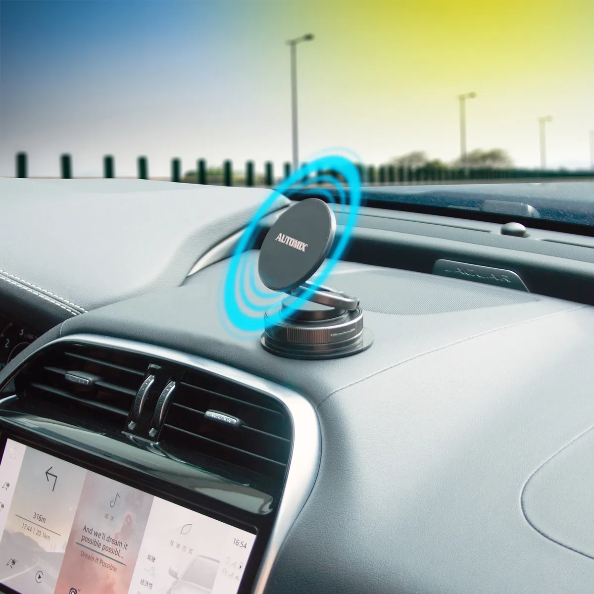 Automix Magsafe Çok Açılı Manyetik Araç Telefon Tutucu - Telefon Tutucu - Görsel 4