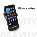 Automix Gravity 3 Kollu Pratik Klimaya Geçme Telefon Tutucu - Telefon Tutucu - Görsel 4