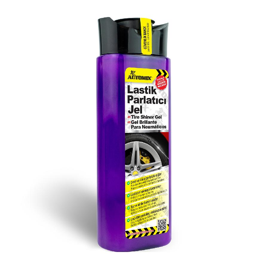 Automix Lastik Parlatıcı Jel 425 ml - Yüksek Parlaklık ve Koruma - Oto Temizlik & Bakım